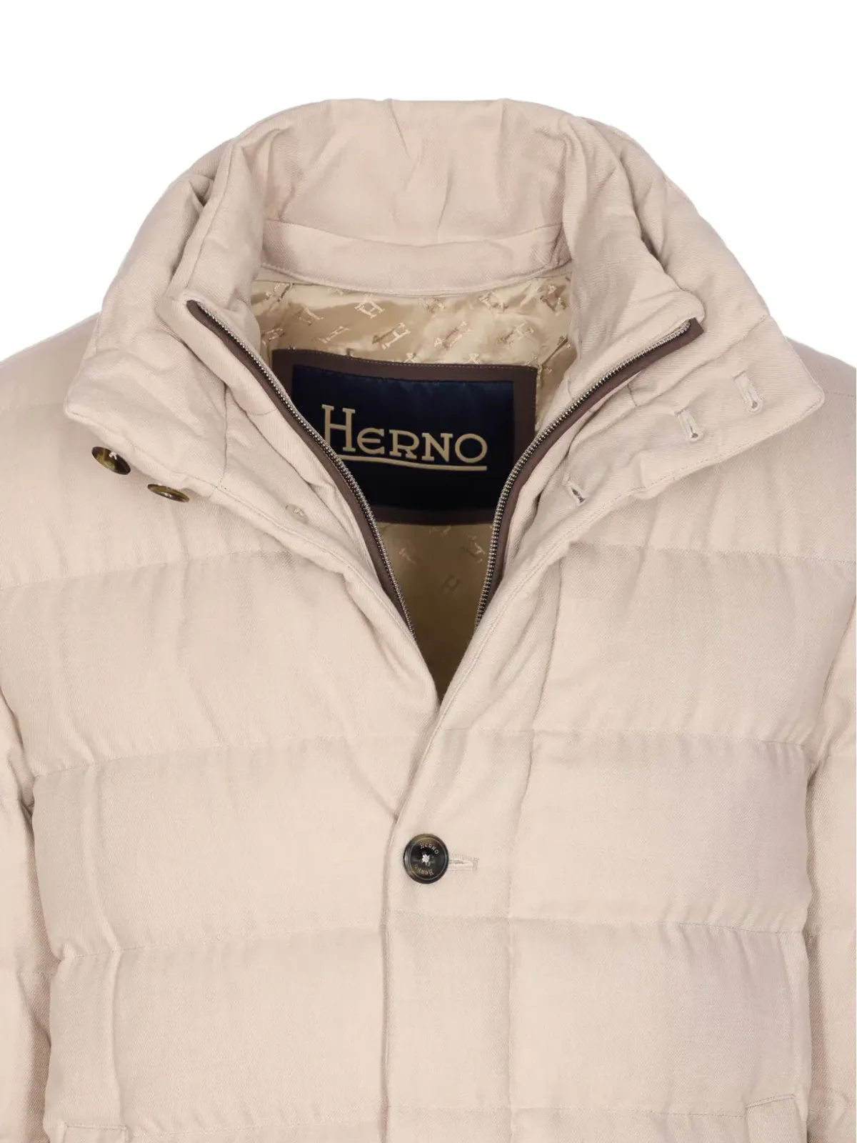 Herno ダウン入りシングルブレストコート - 画像4