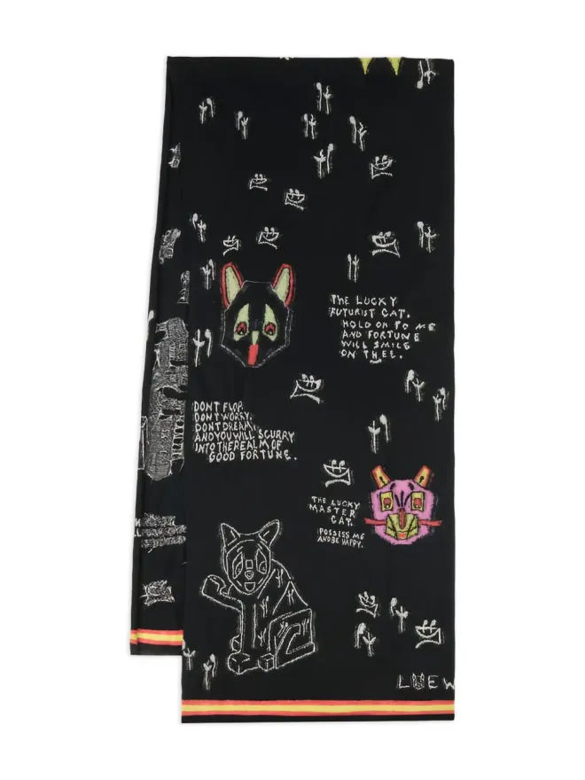 LOEWE LOEWE 刺繍スカーフの商品画像