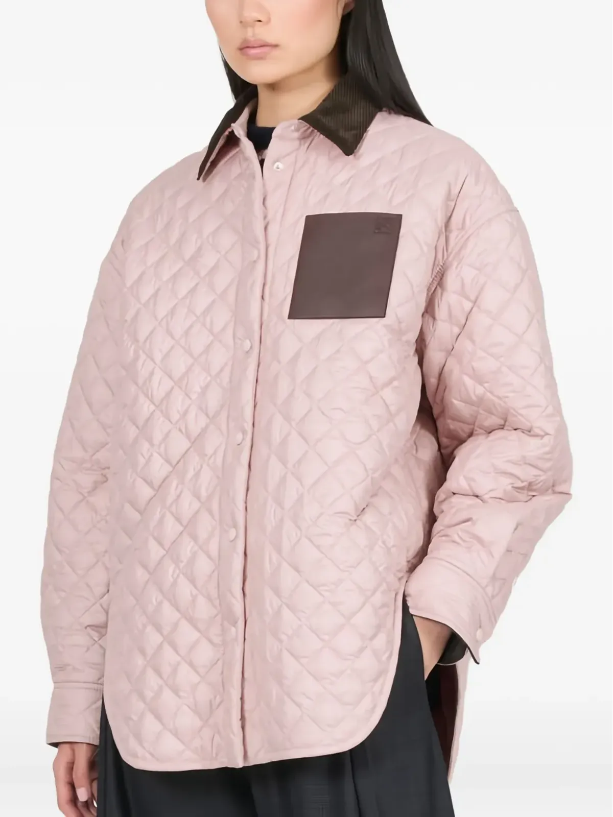 LOEWE キルテッドパネルドオーバーシャツジャケット - 画像1