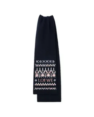 LOEWE パターン柄スカーフ - サムネイル1
