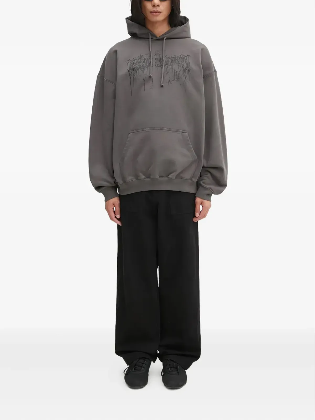 VETEMENTS グラフィックプリント ロングスリーブ フーディ - 画像2