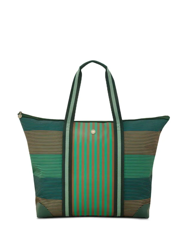 PIP STUDIO PIP STUDIO Tildaストライプ柄 トートバッグ - グリーンの商品画像