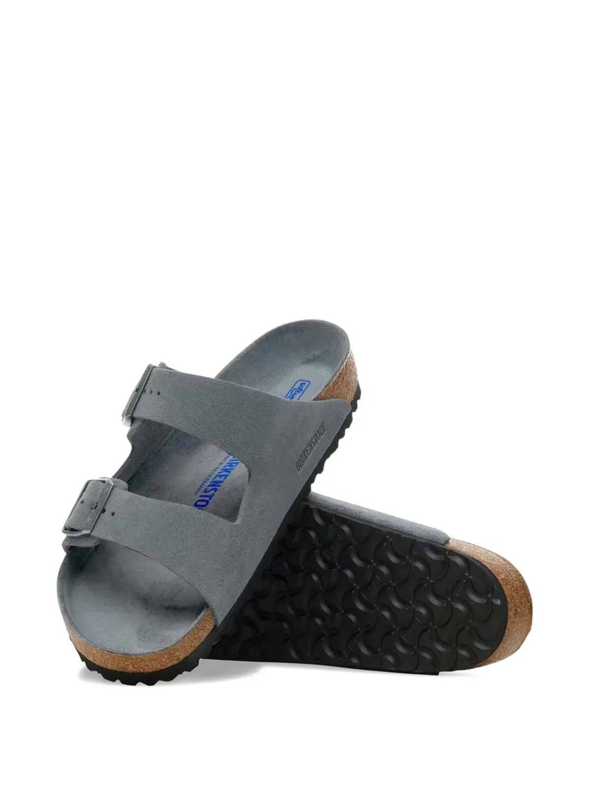 Birkenstock ダブルストラップスエードサンダル - 画像3