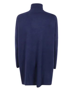 absolut cashmere ロールネック長袖セーター ブルー - サムネイル2