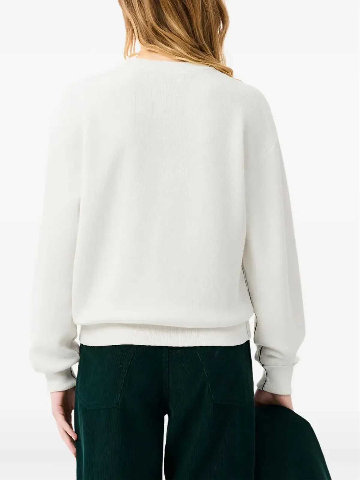 Lacoste ロゴパッチセーター - 画像2