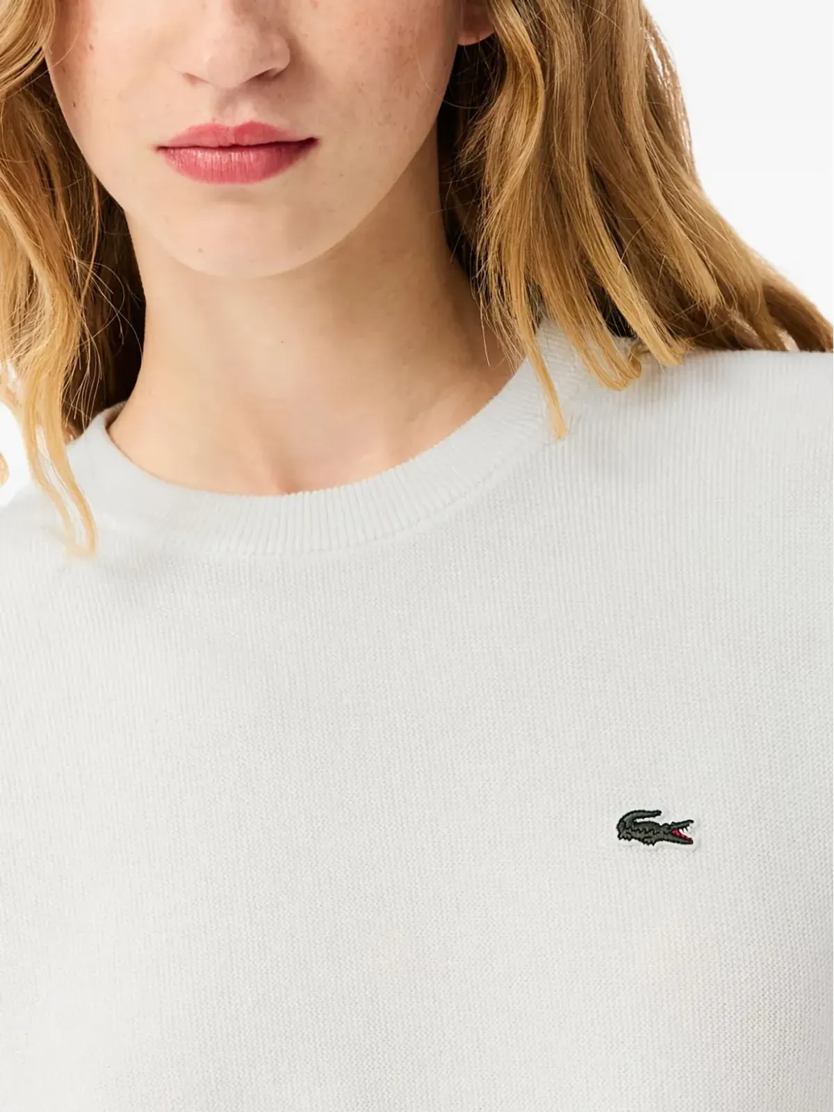 Lacoste ロゴパッチセーター - 画像3