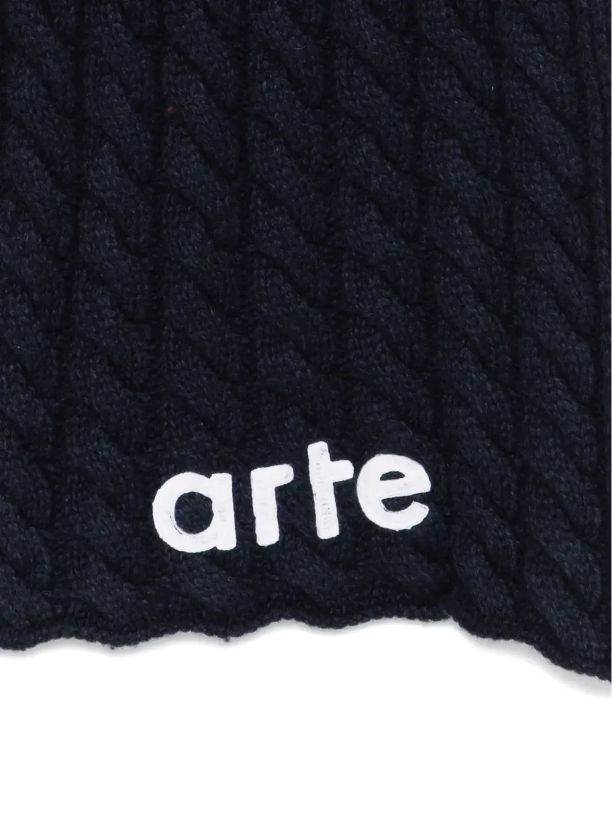 Arte Antwerp ケーブルニットスカーフ - 画像3