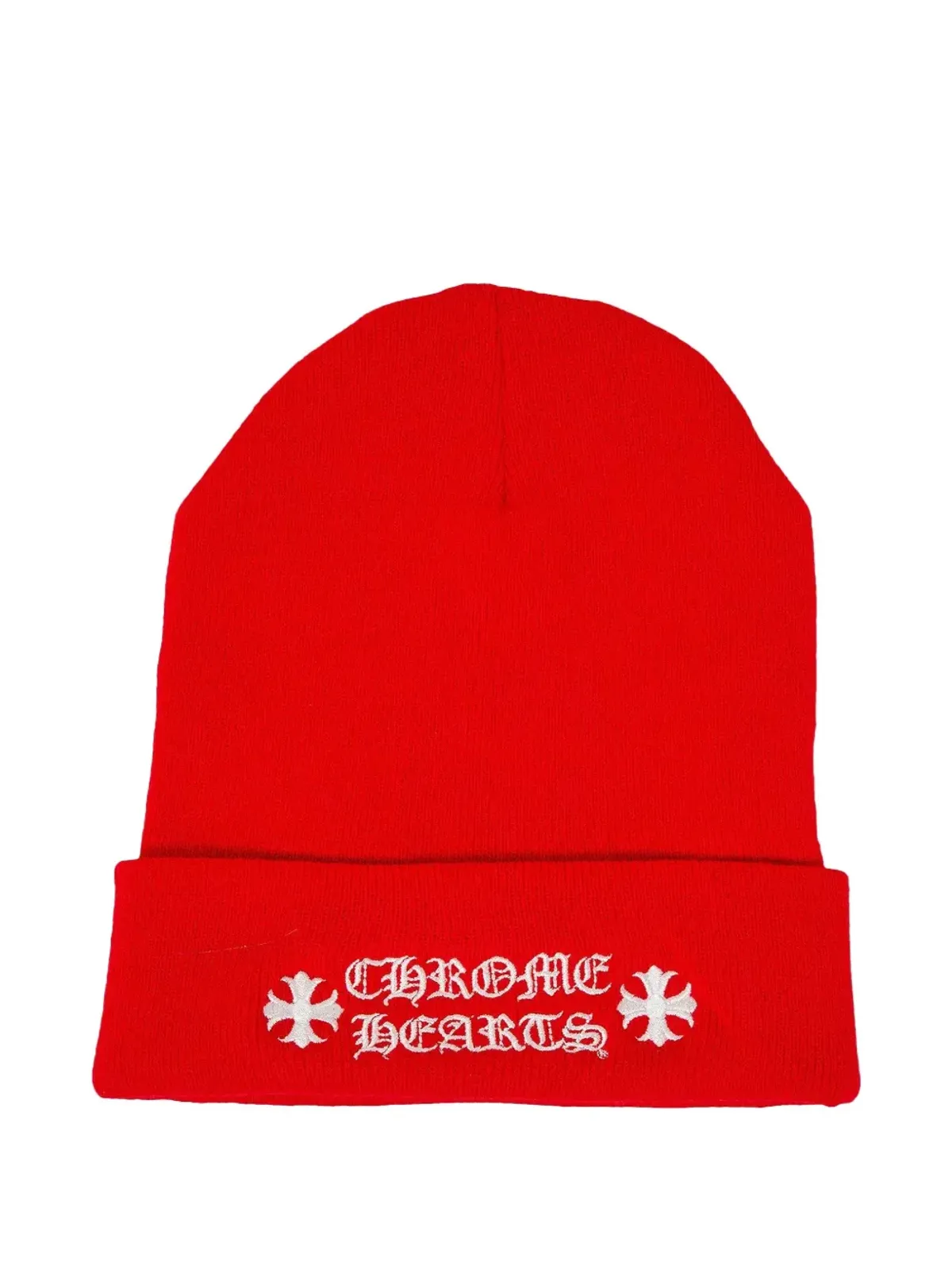 Chrome Hearts ロゴ刺繍ビーニー - 画像1