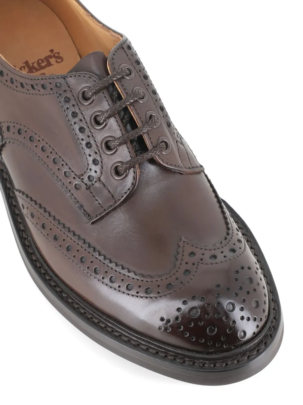 Tricker's Bourton ブローグダービーシューズ - 画像5