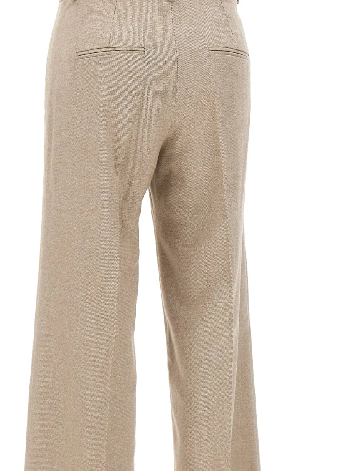 Marella センタークリース入りワイドレッグパンツ - 画像5