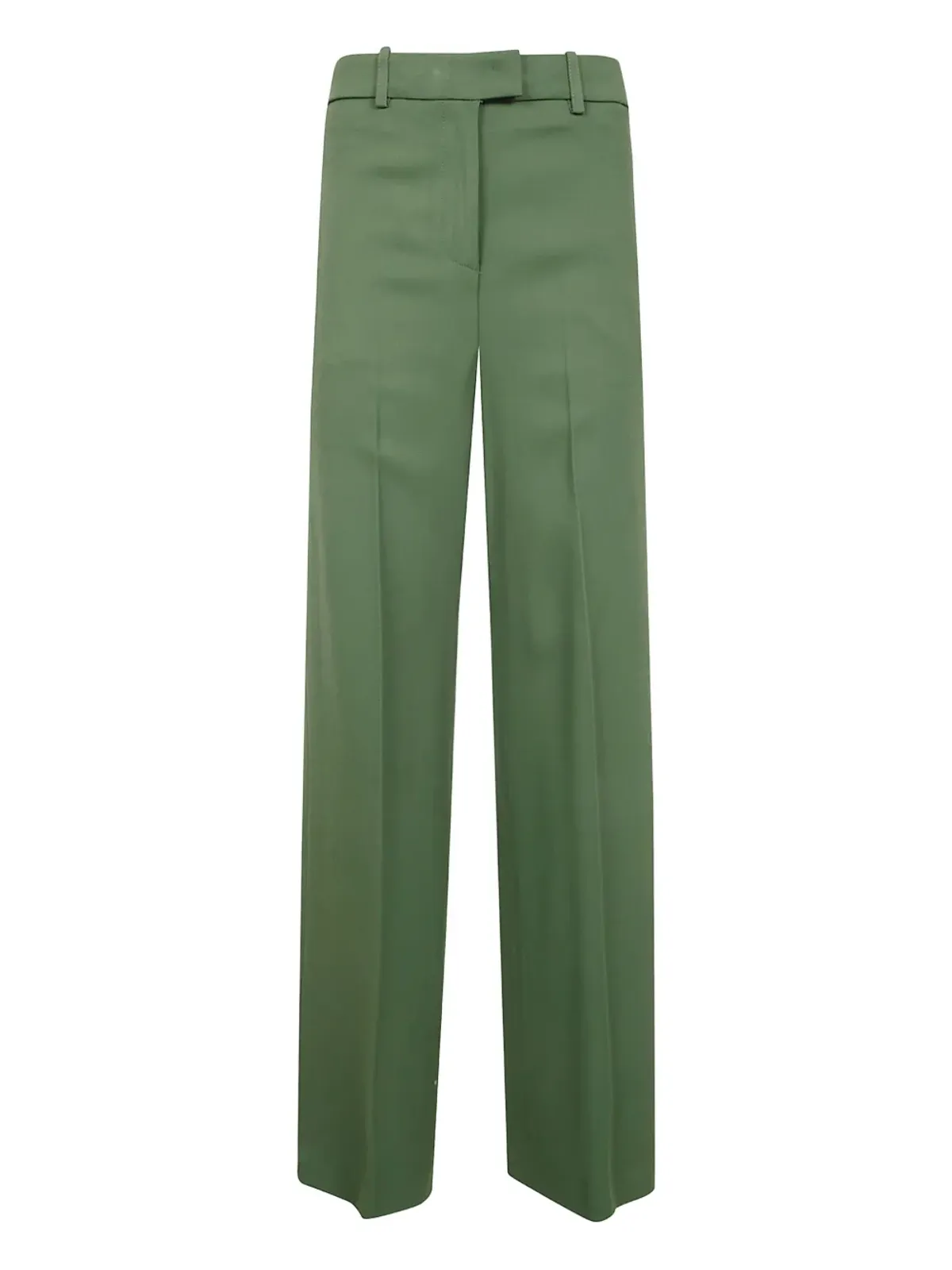 Semicouture pressed-crease trousers - Green - 画像1