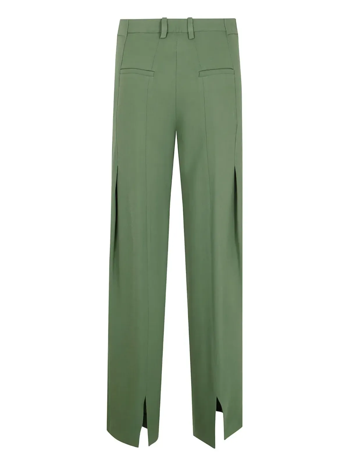 Semicouture pressed-crease trousers - Green - 画像2