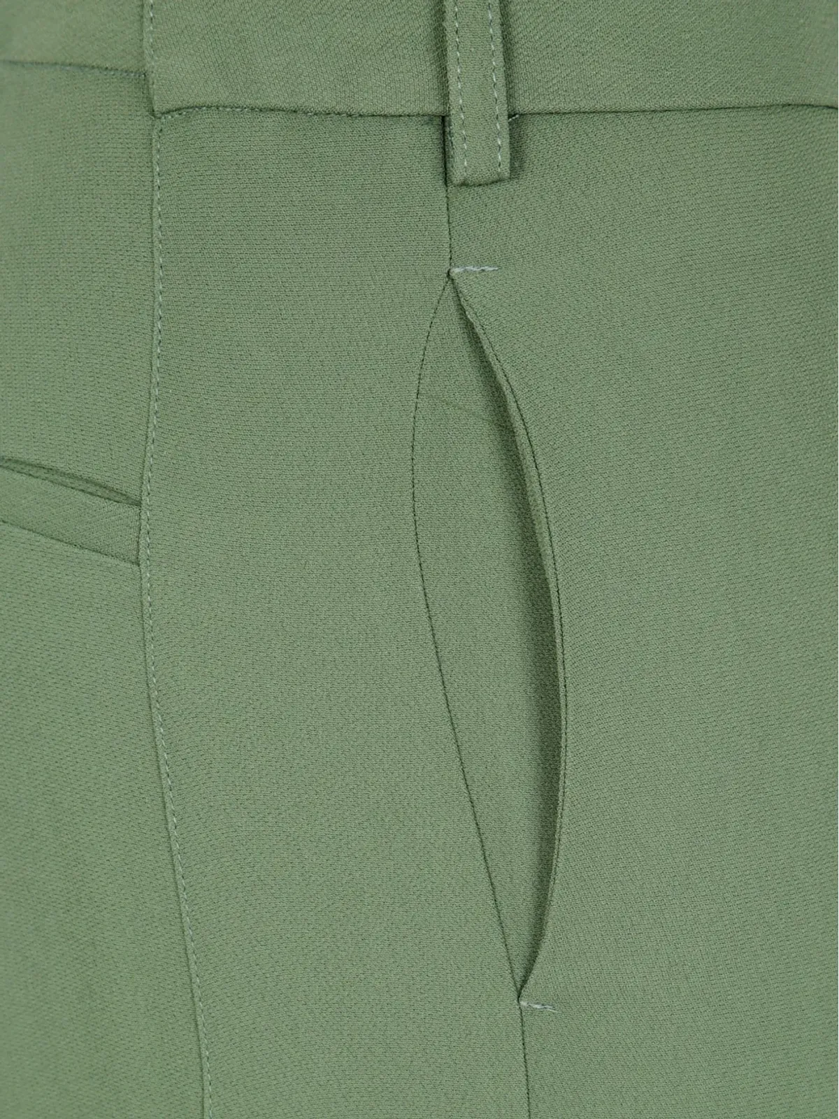 Semicouture pressed-crease trousers - Green - 画像3