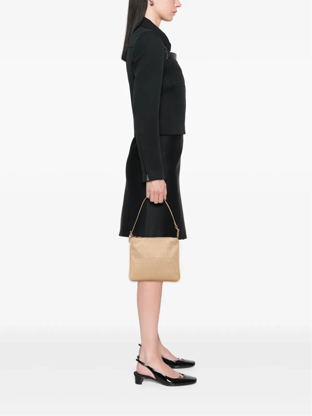 Fendi Pre-Owned 2000-2010 Zucchino Canvas ショルダーバッグ - 画像2