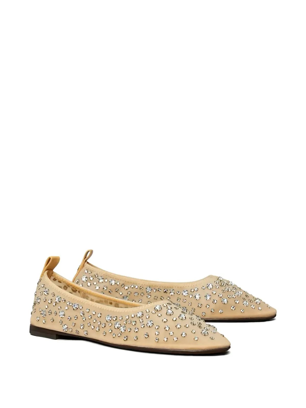 Tory Burch ラインストーン装飾 バレエフラットシューズ - 画像2