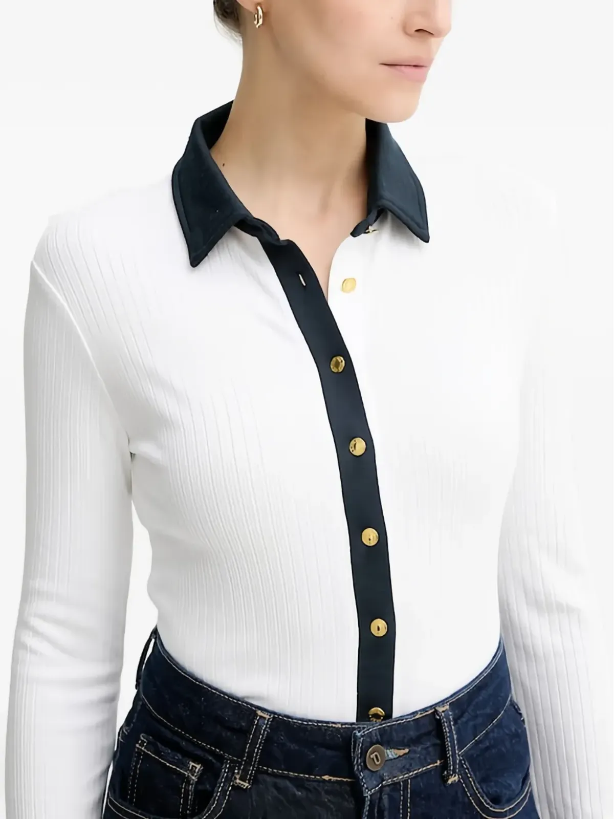 rag & bone コントラストトリムシャツ - 画像4