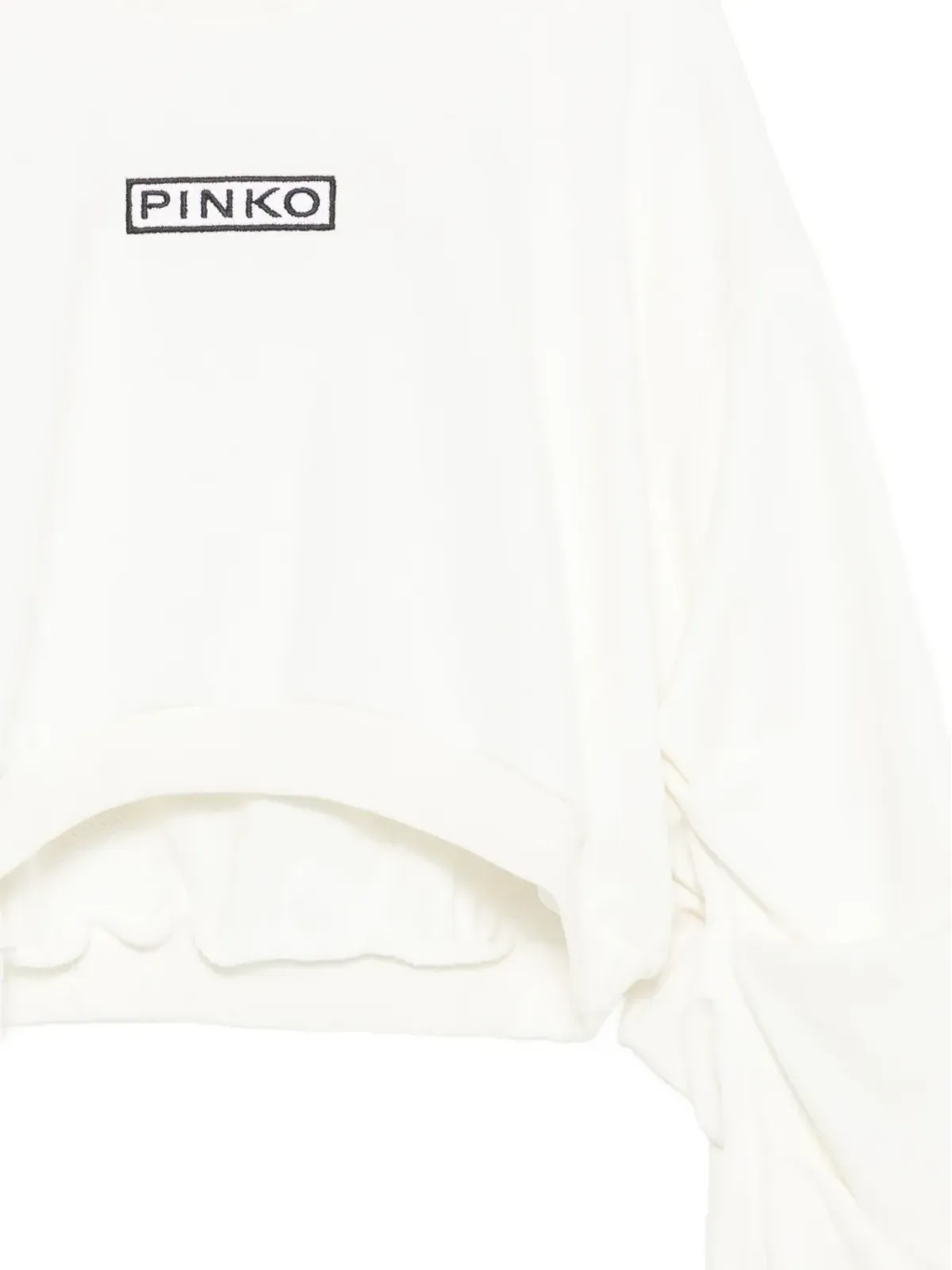 Pinko Kids ロゴ刺繍スウェットシャツ - 画像3