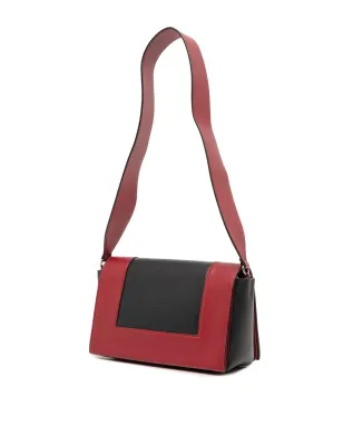 Celine ビンテージ 2016年 光沢のある滑らかなカーフスキン フレーム ショルダーバッグ - ブラック - サムネイル3