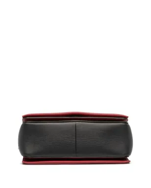 Celine ビンテージ 2016年 光沢のある滑らかなカーフスキン フレーム ショルダーバッグ - ブラック - サムネイル4