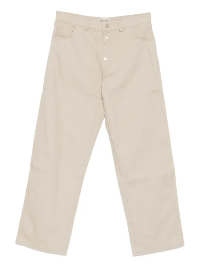 CARRER Carrer cotton trousers - Neutralsの商品画像