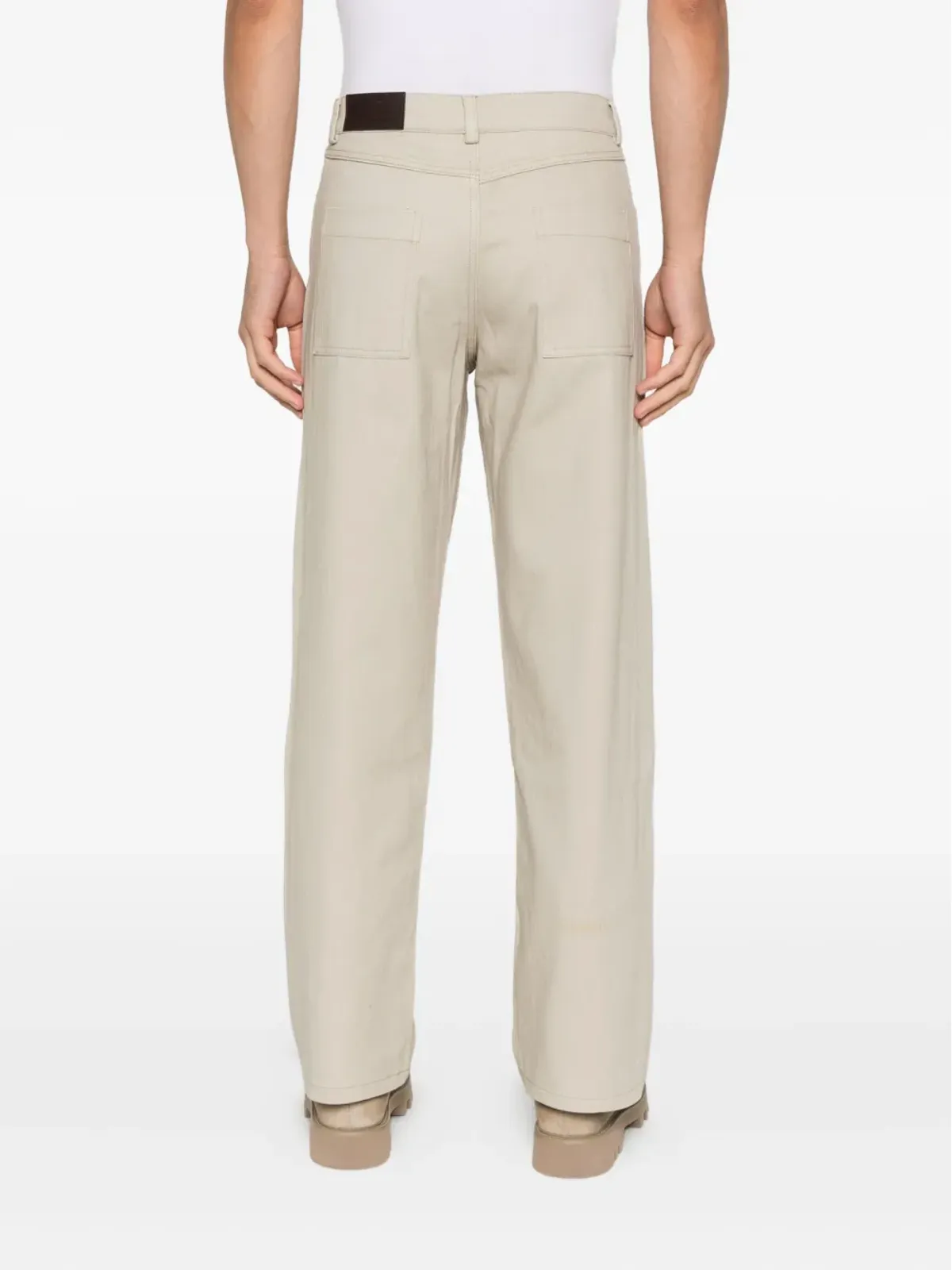 Carrer cotton trousers - Neutrals - 画像3