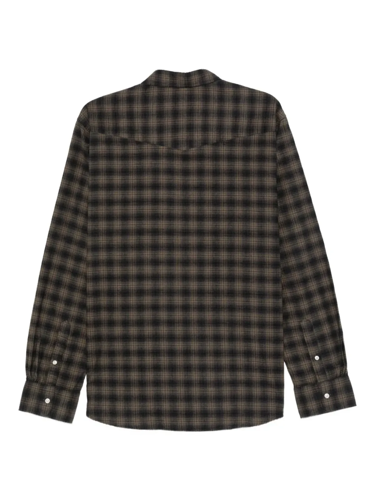 Officine Generale チェックプリントシャツ - 画像2
