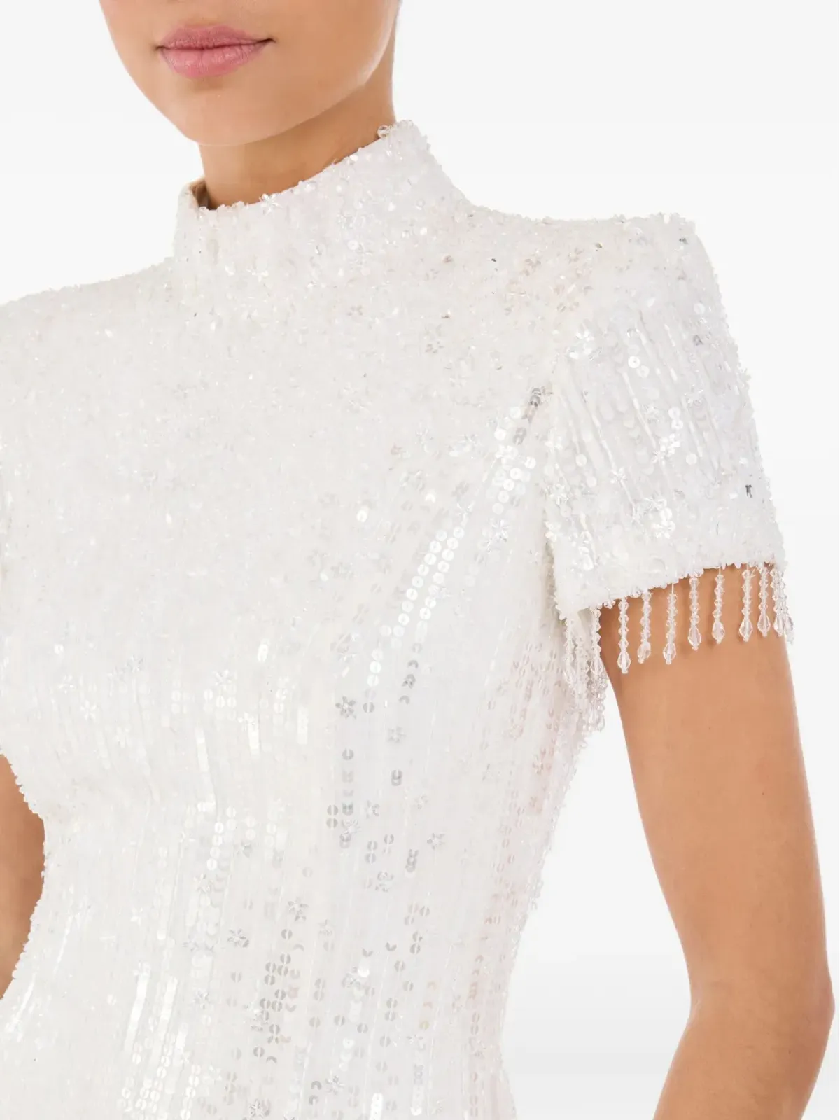 Jenny Packham メイデリン スパンコールビーズドレス - 画像5