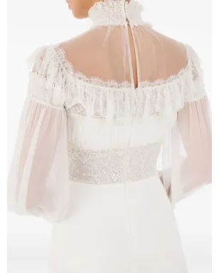 Jenny Packham アーデン フリル付きマキシドレス - サムネイル5