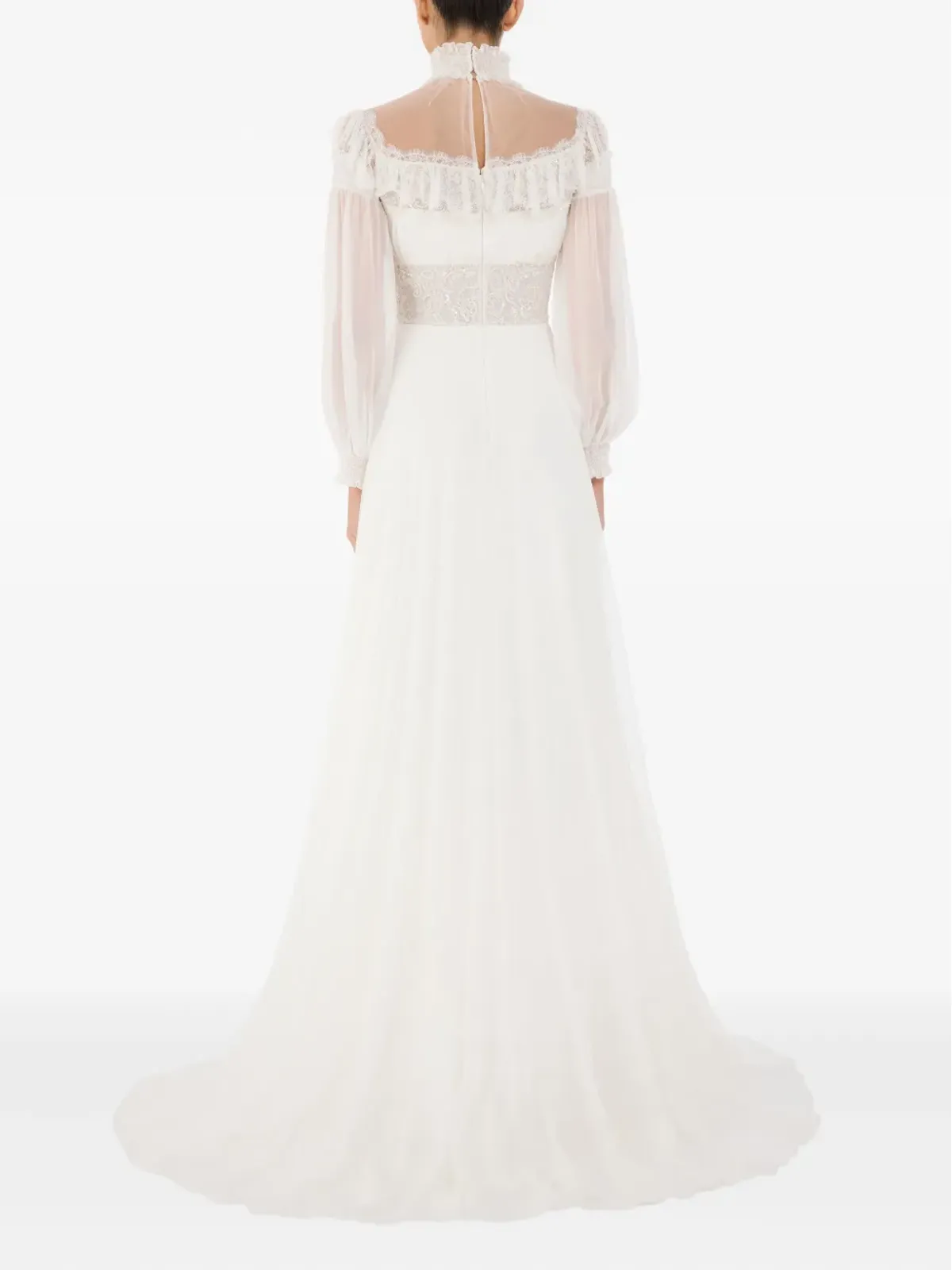 Jenny Packham アーデン フリル付きマキシドレス - 画像3
