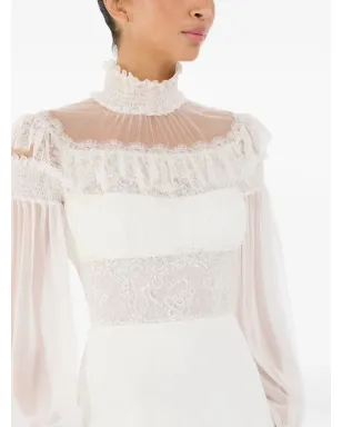 Jenny Packham アーデン フリル付きマキシドレス - サムネイル4