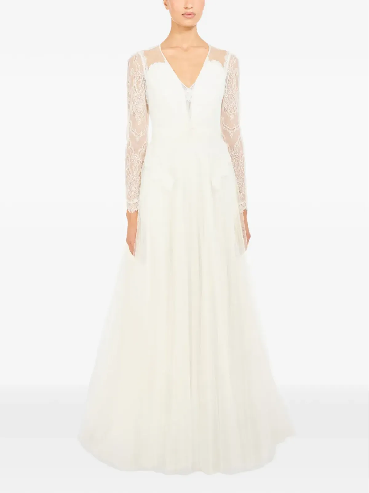 Jenny Packham レース長袖ブライダルドレス - 画像2