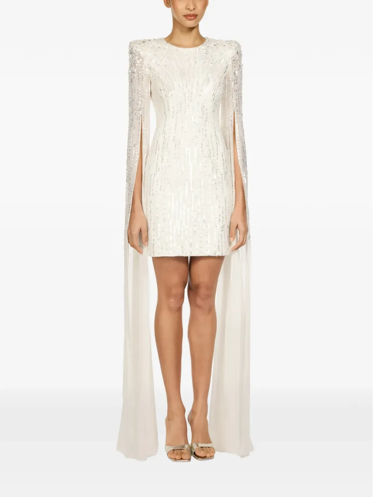 Jenny Packham エンベリッシュド・スリーブ・スイート・マジック・ドレス - 画像2