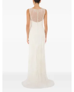 Jenny Packham シンフォニー フリンジ付きマキシドレス - サムネイル3