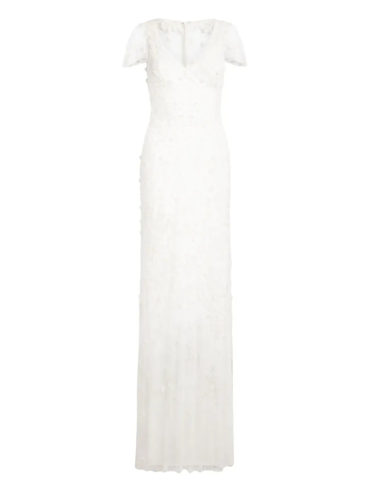 Jenny Packham スイート・ジュリエット花柄レースマキシドレス - 画像1