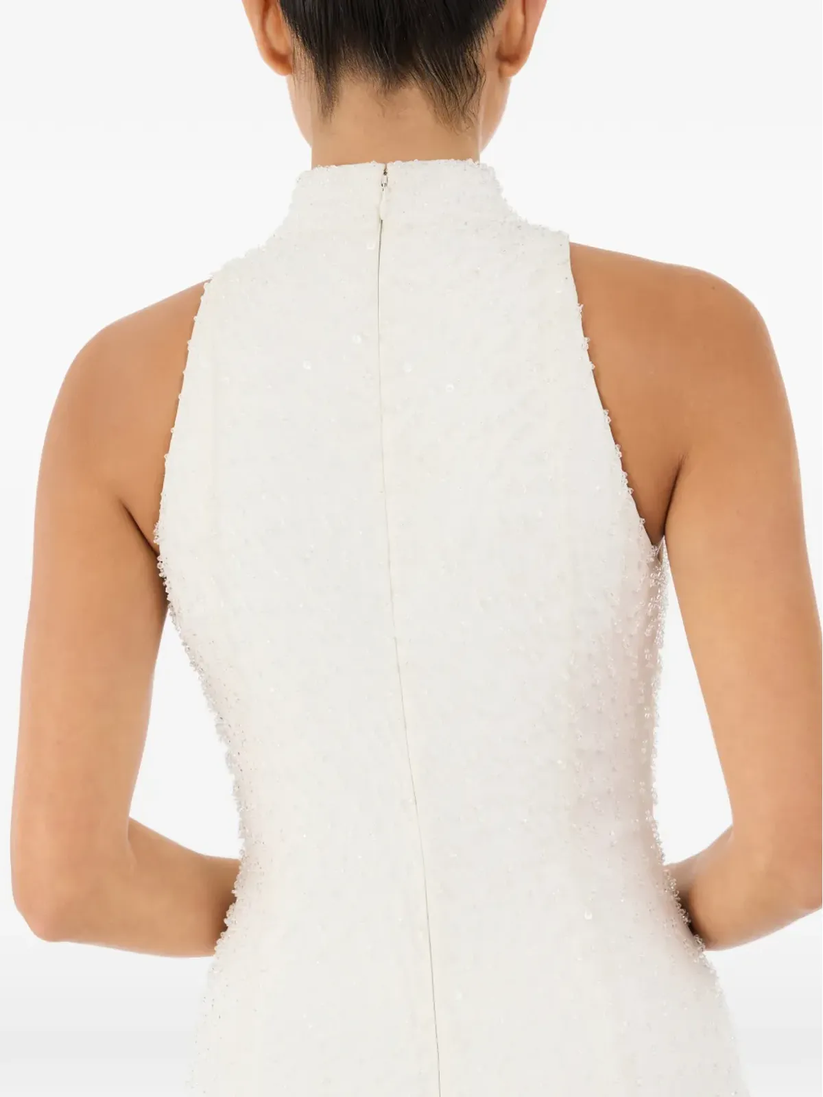 Jenny Packham ミスチーフエンベリッシュド ハイネック マキシドレス - 画像5