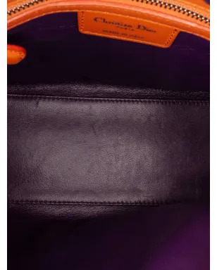 Christian Dior Pre-Owned 2011 Medium Tricolor Lambskin Cannage Lady Dior satchel - Multicolour - サムネイル5