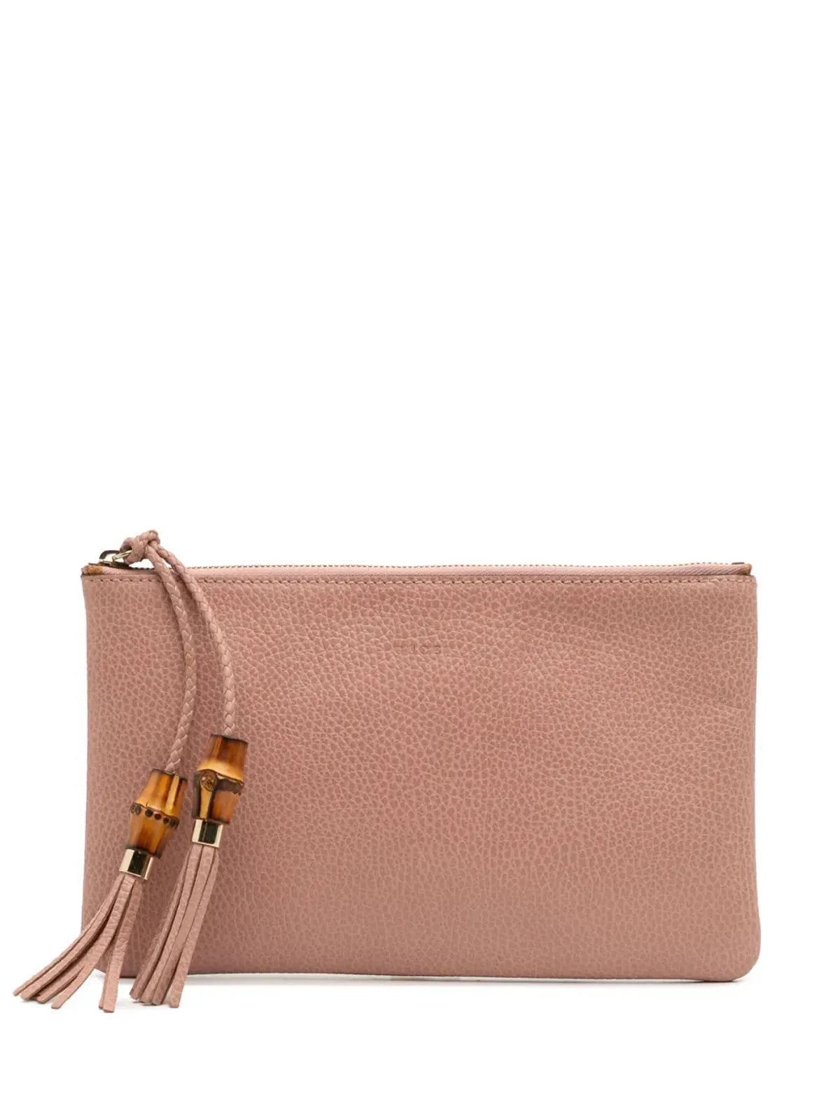 Gucci Pre-Owned Calfskin Bamboo クラッチバッグ - 画像1