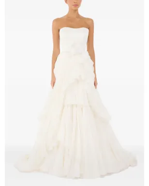 Jenny Packham アントニア ラッフルボウ ドレス - サムネイル2