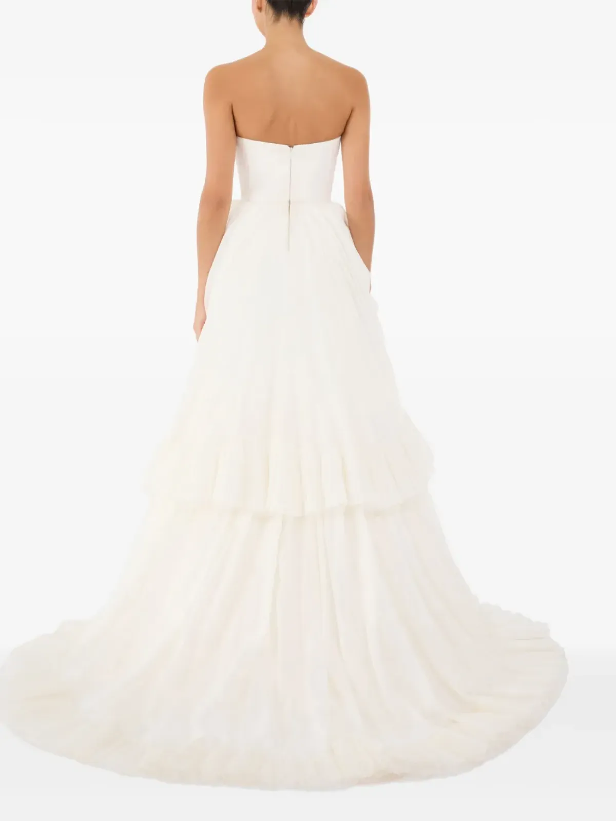 Jenny Packham アントニア ラッフルボウ ドレス - 画像3