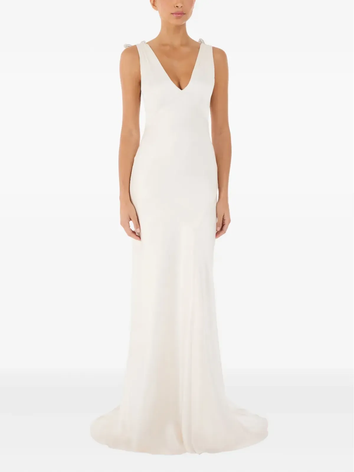  Jenny Packham Collette ビーズ装飾リボンディテール マキシドレス - 画像2