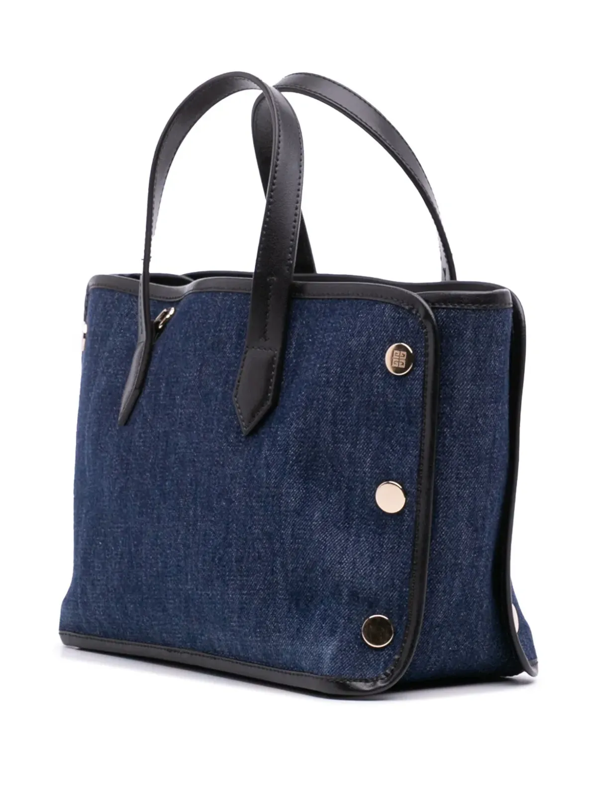 Givenchy Pre-Owned ミニ デニム ボンド ショッパー トート サッチェル - 画像3