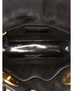 Christian Dior Pre-Owned 2017年 ミニ パテント キャナージュ スタッズ レディ Dior サッチェル - サムネイル5