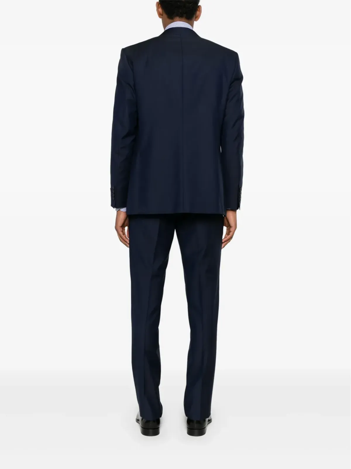 Canali ノッチド・ラペル・スーツ（3点セット） - ブルー - 画像3