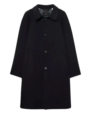 Paltò Maurilio Dbボタンアップコート - Blue - サムネイル1