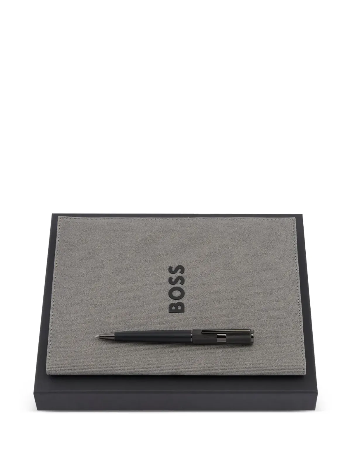 BOSS エンボスロゴ ノートブックとペンセット - 画像3