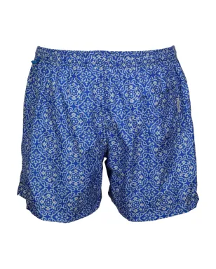 PENINSULA SWIMWEAR 柄入りドローストリングスイムショーツ - サムネイル2