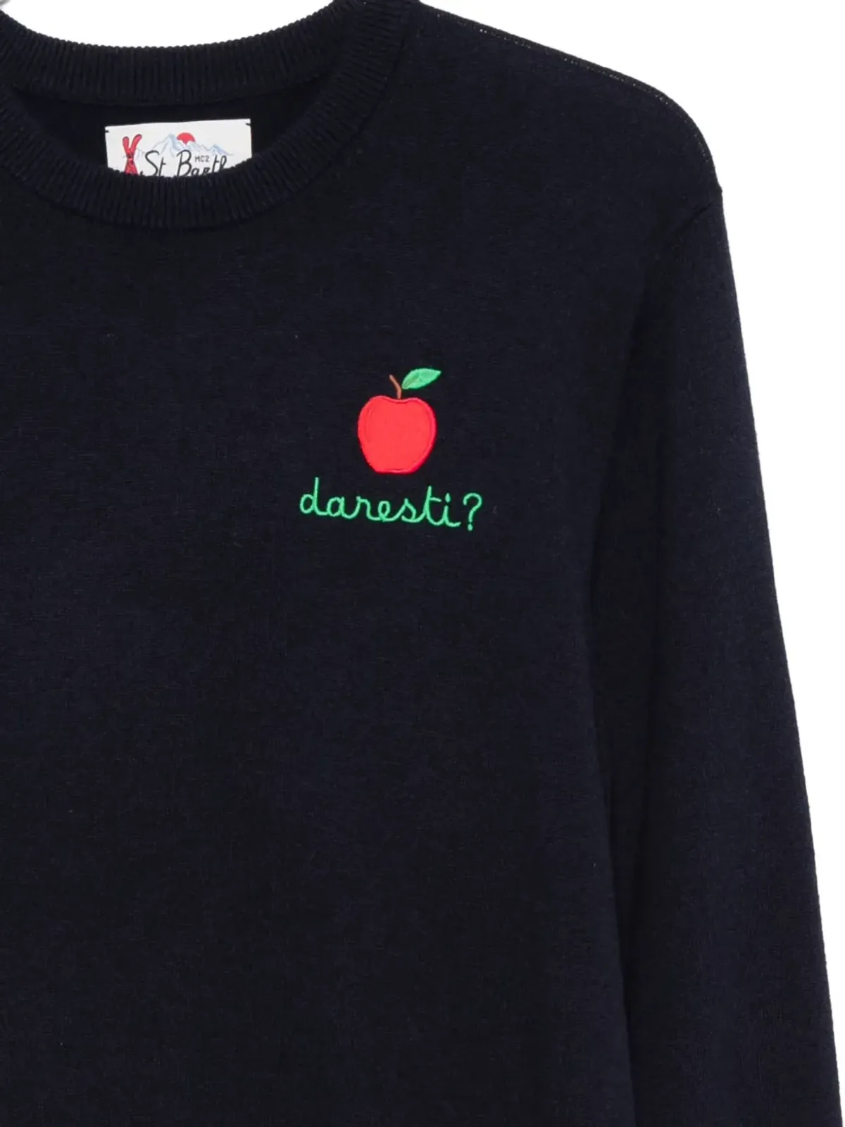 MC2 Saint Barth アップル刺繍セーター - 画像3