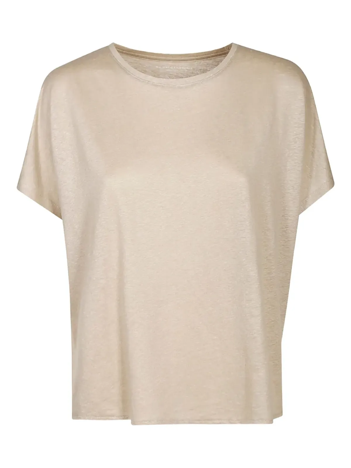 Majestic Filatures crew neck top - Neutrals - 画像1