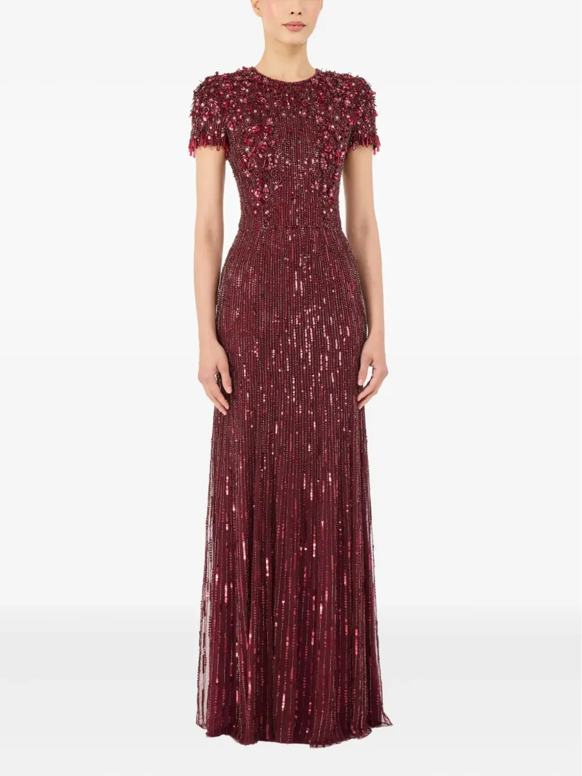 Jenny Packham エリザ ビーズ付きマキシドレス - 画像2