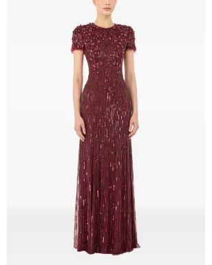 Jenny Packham エリザ ビーズ付きマキシドレス - サムネイル2